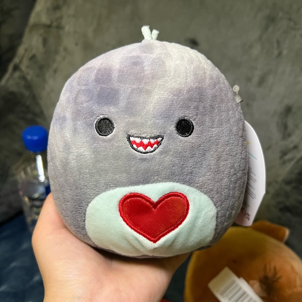Squishmallows Xander the T-Rex w/Heart Valentine’s Edition 5" Stuffed Plush